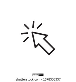 Click icon, design inspiration vector template for interface and any purpose