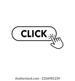 Click icon design template illustration