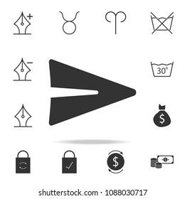 Click icon. Detailed set of web icons and signs. Premium graphic design. One of the collection icons for websites, web design, mobile app on white background