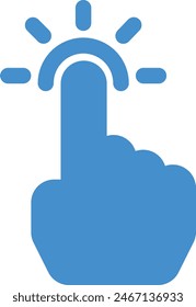  click icon, hand clicking button icon