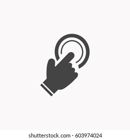 Click icon illustration isolated vector sign symbol