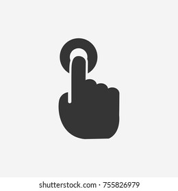 Click icon illustration isolated vector sign symbol