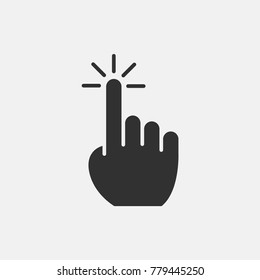 Click icon illustration isolated vector sign symbol