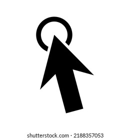 click icon or logo isolated sign symbol vector illustration - high quality black style vector icons
