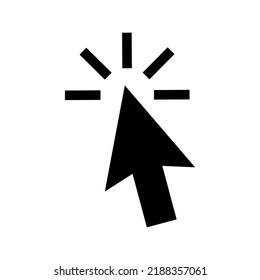 click icon or logo isolated sign symbol vector illustration - high quality black style vector icons
