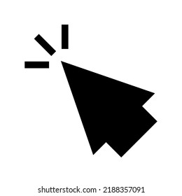 click icon or logo isolated sign symbol vector illustration - high quality black style vector icons
