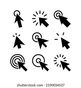 click icon or logo isolated sign symbol vector illustration - Collection of high quality black style vector icons
