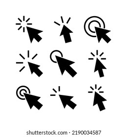 click icon or logo isolated sign symbol vector illustration - Collection of high quality black style vector icons
