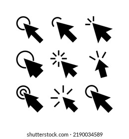 click icon or logo isolated sign symbol vector illustration - Collection of high quality black style vector icons
