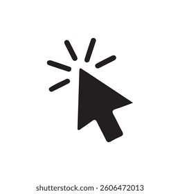 Click icon. Mouse click cursor. Vector illustration Eps 10