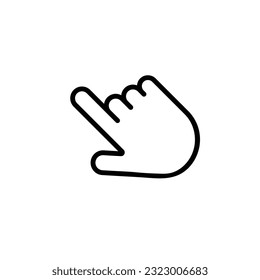 Click icon, Pointer sign and symbol design