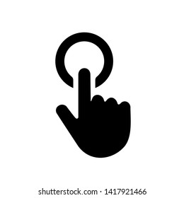 Click Icon, Push button Icon