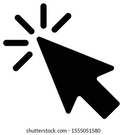 click icon, Ready to use in web design , apps, software and print. - Vector. Eps 10