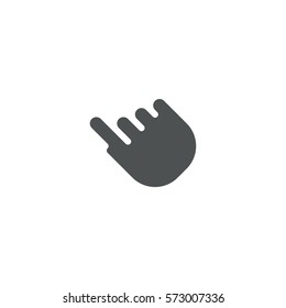 click icon. sign design