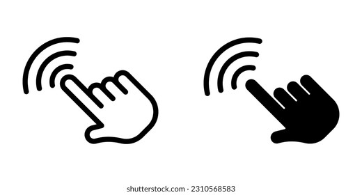 Haga clic en el icono. inicio de sesión para concepto móvil y diseño web. ilustración vectorial