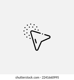Click icon sign vector,Symbol, logo illustration for web and mobile
