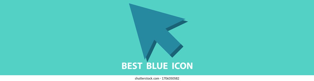 click icon stock vector illustration flat design.