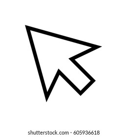 click icon stock vector illustration flat design