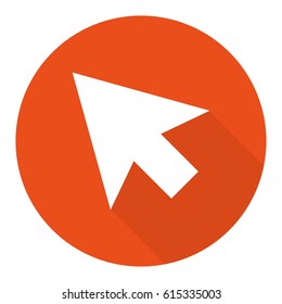 click icon stock vector illustration flat design