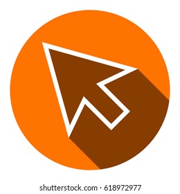 click icon stock vector illustration flat design
