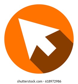 click icon stock vector illustration flat design