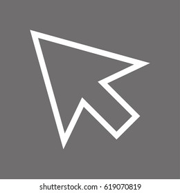 click icon stock vector illustration flat design