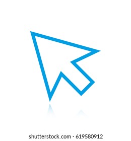 click icon stock vector illustration flat design