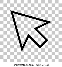 click icon stock vector illustration flat design