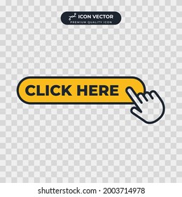 haga clic en la plantilla de símbolo de icono para la ilustración vectorial de la colección de diseño gráfico y web