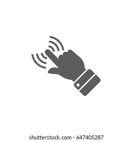 Click icon in trendy flat style isolated on white background. Symbol for your web site design, logo, app, UI. Vector illustration, EPS