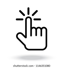 click icon vector