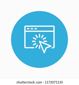 click icon vector