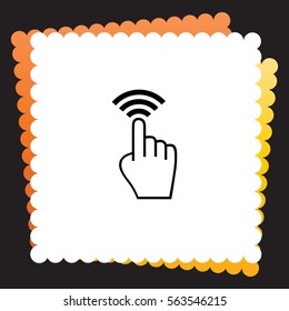 Click  icon. Vector design. 