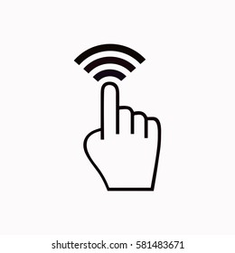 Click  icon Vector design.