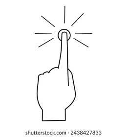 click icon vector design. web icon vector design. hand icon vector design