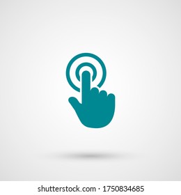click icon. Vector illustration EPS 10.