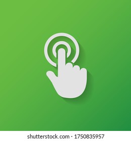 click icon. Vector illustration EPS 10.