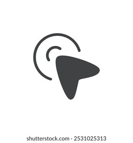 Click icon Vector logo set flat