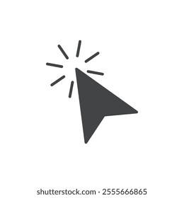 click icon vector logo sign