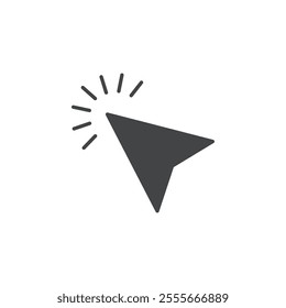 click icon vector logo sign