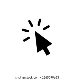 Click icon vector. pointer arrow icon. cursor icon vector