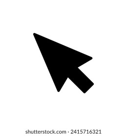 Click icon vector. pointer arrow icon. cursor icon vector