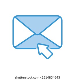 Click icon vector stock illustration