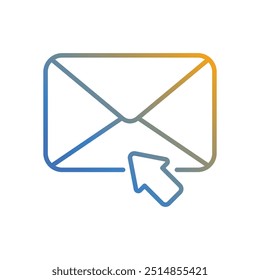 Icono de Hacer clic Vector Ilustración de stock