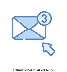 Click icon vector stock illustration