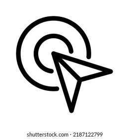 Click Icon Vector Symbol Design Illustration