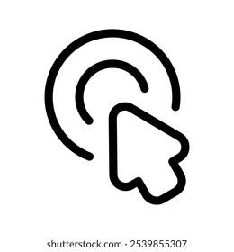 Click Icon Vector Symbol Design Illustration