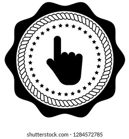 click icon,emblem, label, badge,sticker, logo. Designed for your web site design, logo, app, UI