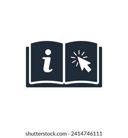 Click information. Learn more. Additional details and data.Vector linear icon isolated on white background.