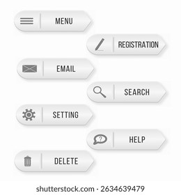 Click label for contact us sign icon phone help support badge web template info design button square navigation learn symbol vector sticker online
